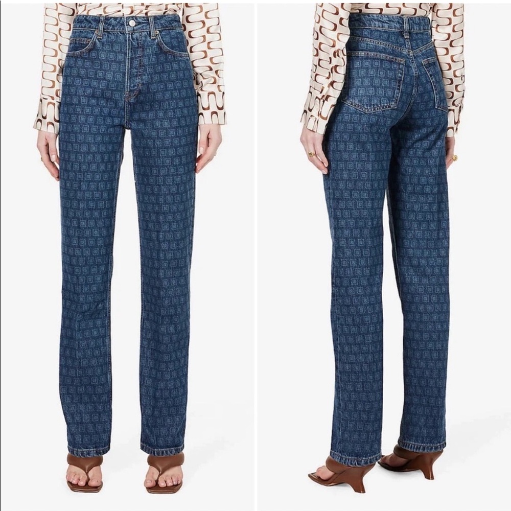 Reformation Blue High Rise Women Jeans